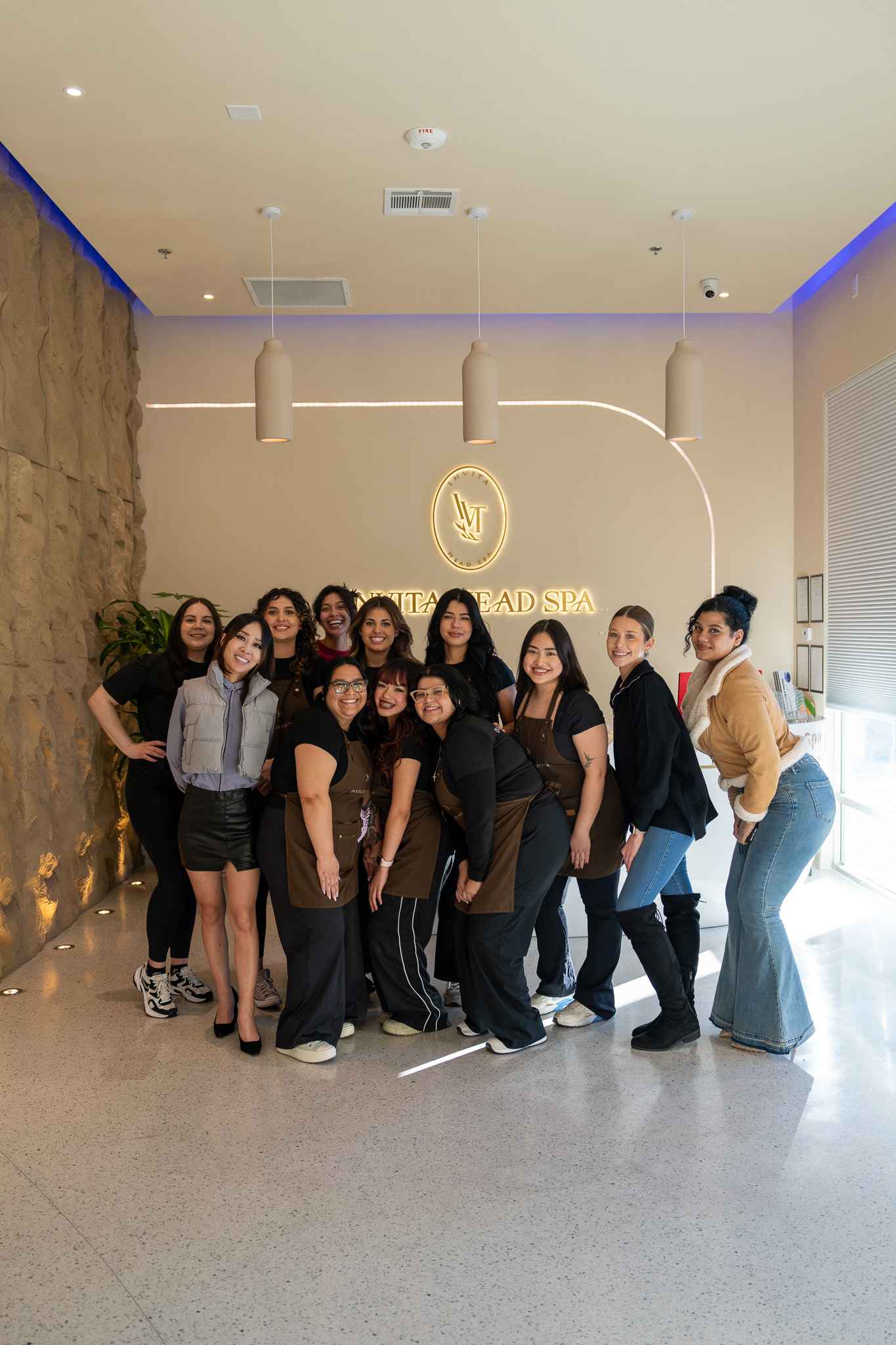 Invita Head Spa Las Vegas team inside the Summerlin spa